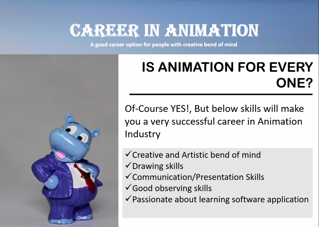 career in animation - career option after 12th