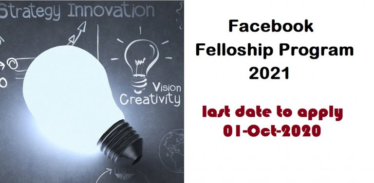 Facebook Fellowship Program 2021